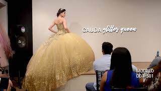 VESTIDO DE 15 AÑOS DORADO ♥ - Ceremonias Barcelona