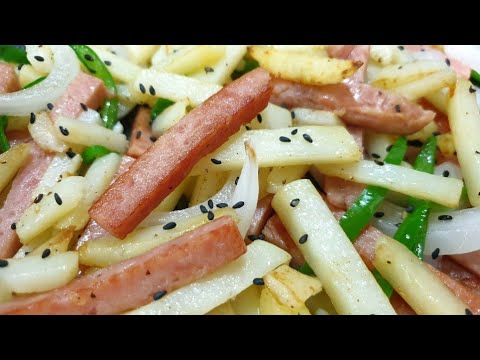 감자스팸볶음 맛있게 만드는 법_ 고소한 감자와 짭쪼름한 스팸의 꿀맛조합 레시피