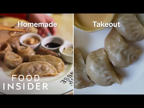 訓練有素的麵點師嘗試重現布魯克林排屋餃子｜自制外賣 (Trained Pastry Chef Attempts To Recreate Brooklyn Chop House Dumplings | Homemade Takeout)