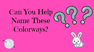 Name These Colorways and Mary Maxim Crochet of the month June 2023