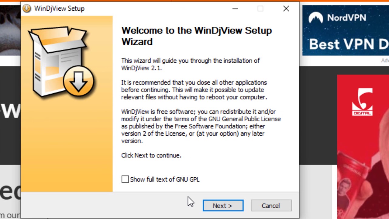 How to Install WinDjView on Windows