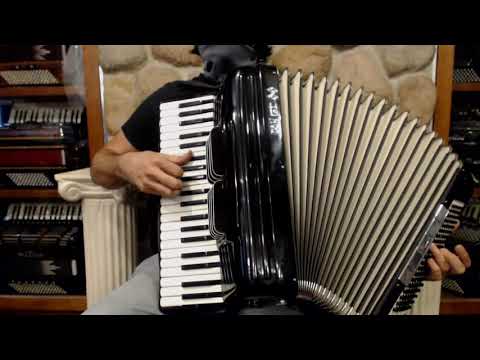 4207 - Black Pancordion Panjet 45 Piano Accordion LMMM 41 120 $2999