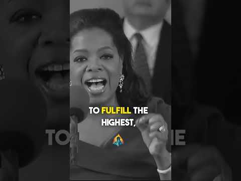 Oprah Winfrey - The Ultimate Goal | Inspirational - Harvard Commencement Speech | Motivational Video