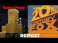 REPOST 20th Century Fox Logo Of Minecraft In Super Poop Legendary Part 1 2
