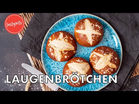 Laugenbrötchen selber machen | Einfaches Rezept in nur 2 Stunden!
