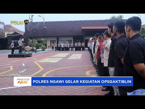 POLRES NGAWI GELAR OPERASI PENEGAKKAN KETERTIBAN DAN KEDISIPLINAN (GAKTIBLIN)