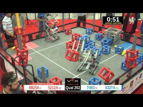 2015 VRC Arts Q202 - 8825A 5212A vs 7493 5327A - 66 to 17 - VEX Worlds 2015 - Arts Division