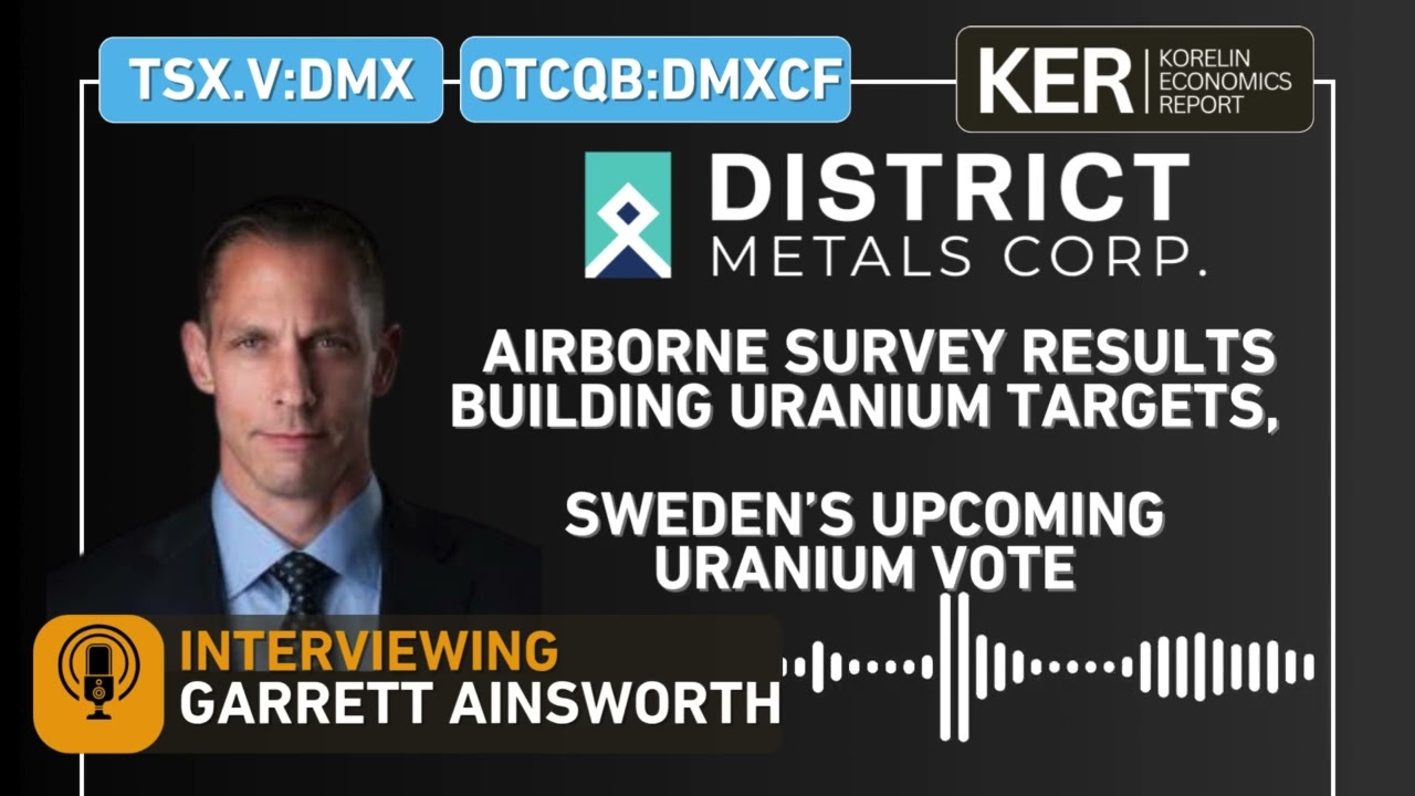 DMX -  Airborne Survey Results Building Uranium Targets, Sweden’s Upcoming Uranium Vote