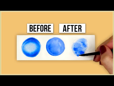 How to CONTROL WATER in Your Watercolor Painting! Master the PAINT to WATER Ratio Video