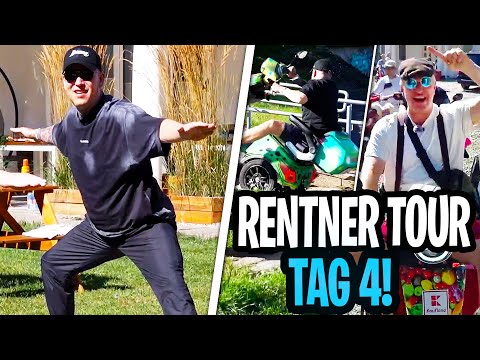 MONTE MACHT YOGA!😂 CRASHTEST & Rentner Tour ENDET im DESASTER? - Tag 4🥴 MontanaBlack IRL