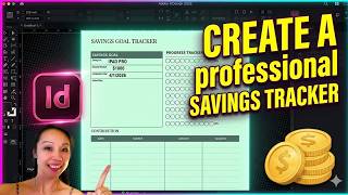 Create a Custom Savings Tracker to Print and Sell on any Marketplace (InDesign Tutorial)