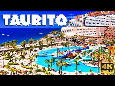 Taurito, Gran Canaria 🇪🇸 | Relaxing Spain Beach Walk in 4K