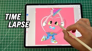 Adobe Fresco Time Lapse Drawing Tutorial