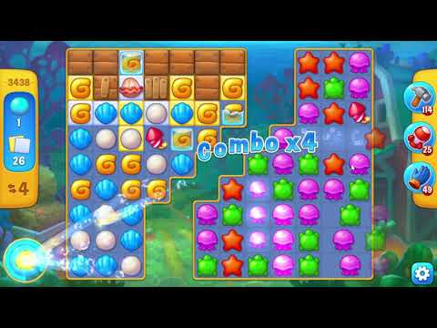 Fishdom 3438 Hard Level - NO BooSTERS