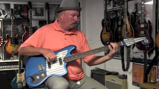 Video thumbnail for 1965 Teisco EB200 Bass Demo by drowninginguitars