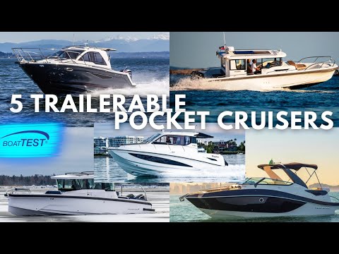 Top 5 Trailerable Pocket Cruisers 2024 | BoatTEST "Walkthroughs"