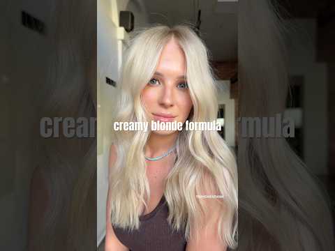 CREAMY BLONDE FORMULA USING REDKEN SHADES EQ @SalonCentric #saloncentricpartner