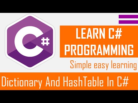 Dictionary And HashTable In C | C Tutorial For Beginners | Asp Net Tutorials