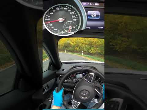 Thumbnail for Mercedes Benz SLC 200 Sporty driving on a curvy country road # Shorts by Mercedes-Benz SLK-Class (R172)