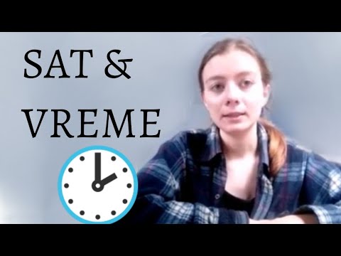 How to use sat and vreme in Serbian - Serbian language lessons