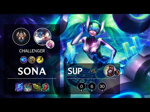 Sona Support vs Lulu - NA Challenger Patch 11.17