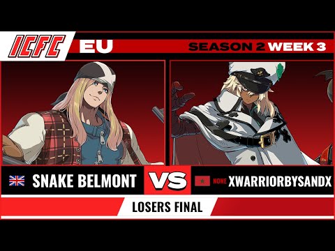Snake Belmont (Axl) vs. XWarriorBySandX (Ramlethal) Losers Final - ICFC GGST EU Season 2 Week 3