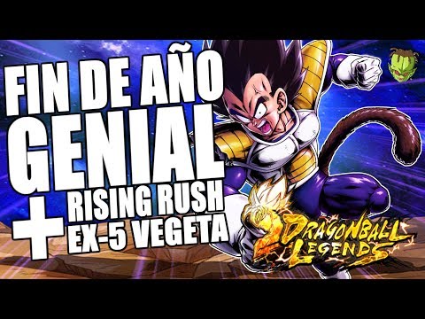 FIN DE AÑO BESTIAL! VUELVEN TODOS LOS EVENTOS + RISING RUSH EX 5 VEGETA | DB Legends en Español Video