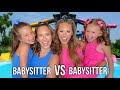 BABYSITTER VS BABYSITTER CHALLENGE KALLI VS KAYLA WHO IS THE BETTER BABYSITTER