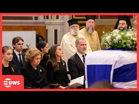 Princess Irene Funeral: Former Queens Sofia & Anne-Marie, King Felipe Join | DWS News | AQ1F