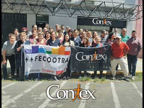 Damián Luján presidente Cooperativa CONTEX de Las Flores, al servicio de su pueblo