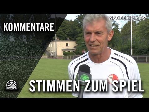 Erken Erdem (Hertha 06) Dietmar Demuth (BAK) - Stimmen zum Spiel (BAK - Hertha 06) | SPREEKICK.TV