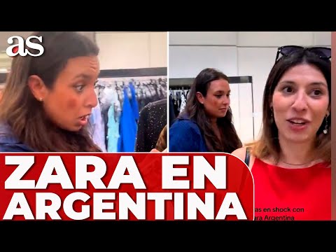 El vídeo de dos españolas en un Zara de Argentina que acumula miles de visitas: “Esto es denuncia...