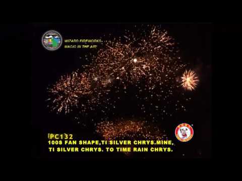 PC132 - 1.2 INCH CAKE - WIZARD FIREWORKS