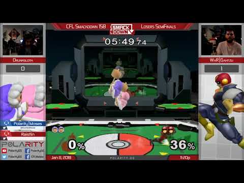 CFL Smackdown 158 Melee - Drunksloth (ICs) vs Gahtzu (Falcon) - Losers Semis