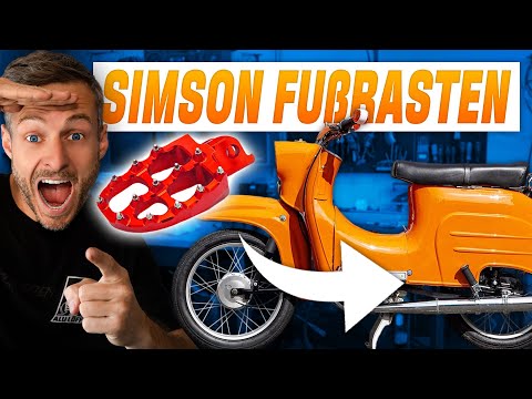 Original oder Tuning? Simson Schwalbe Fußrasten Umbau Schweißen