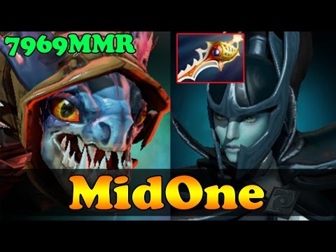 MidOne 7969 MMR Plays Slark And Phantom Assassin - Ranked Match gameplay!