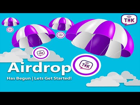 Ganhe U$4,25 Dólares no Airdrop TOK App ! TOP.