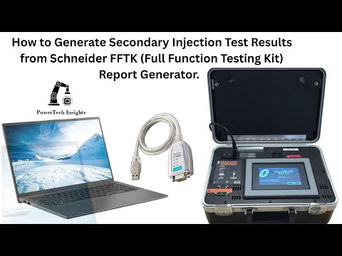 How to Download  Secondary Injection Test Results from Schneider FFTK 33595 Testing Kit LV CB Test