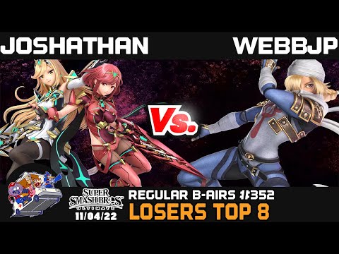 Regular Bairs #352 - SSBU - Losers Top 8 - Joshathan Gamer vs. WebbJP