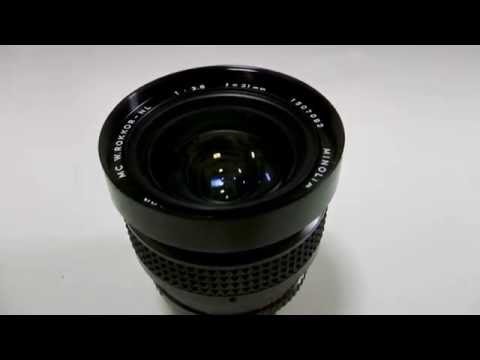 ミノルタ MC WロッコールNL 21mm F2.8　00370