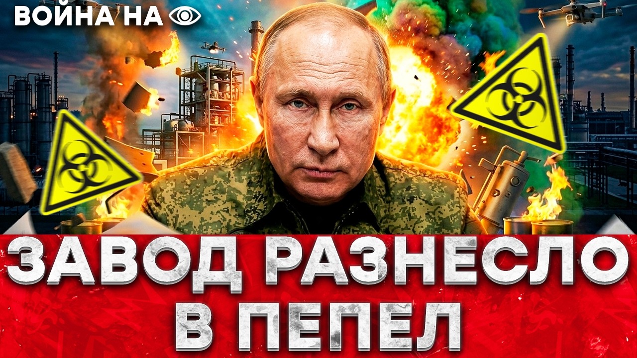 "БАХ! БЛ*"💥 ПРЯМОЕ попадание В ЗАВОД С ХИМИЕЙ — ДРОНЫ ВСКРЫЛИ ТЫЛ РФ! РОБОТЫ В