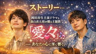 キラキラ✨心を震わせる感動ストーリー… 岡田将生主演ドラマと森山直太朗が贈る主題歌「愛々」💖🎶 — あなたの心に深く響く、愛の物語🌸🔥