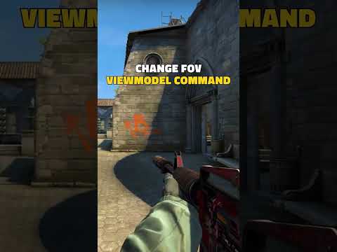 Change your FOV viewmodel in CSGO
