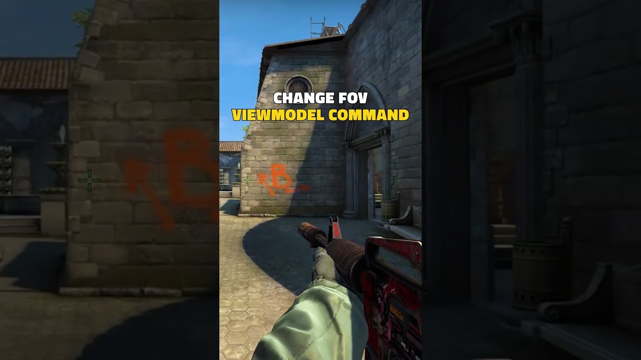 Change your FOV viewmodel in CSGO