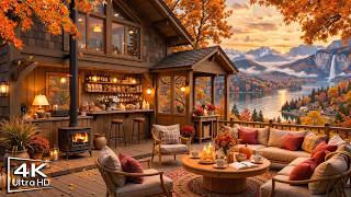 Download lagu Step Into a Cozy Autumn Coffee Shop Ambience 🍂 Warm Jazz Instrumental Music for Relaxing & Studying mp3