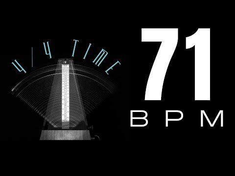 71 BPM - 4/4 Time - 5 Minutes - Metronome - Click
