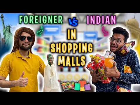 Foreigner vs Indian in Shopping Malls | Funcho