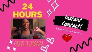 MANIFEST A TEXT FROM SOMEONE SUPER FAST!! 24 HOURS OR LESS GUARANTEED! | SECRET TIPS 4 BEGINNERS