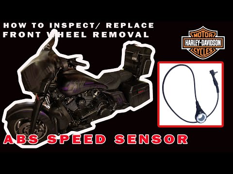 ABS Speed Sensor troubleshooting Harley Davidson Touring, replacement, wheel removal