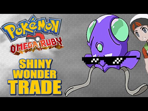 Pokémon Omega Ruby: SHINY via Wonder Trade - Pokémon Lendário!! [EXTRA]